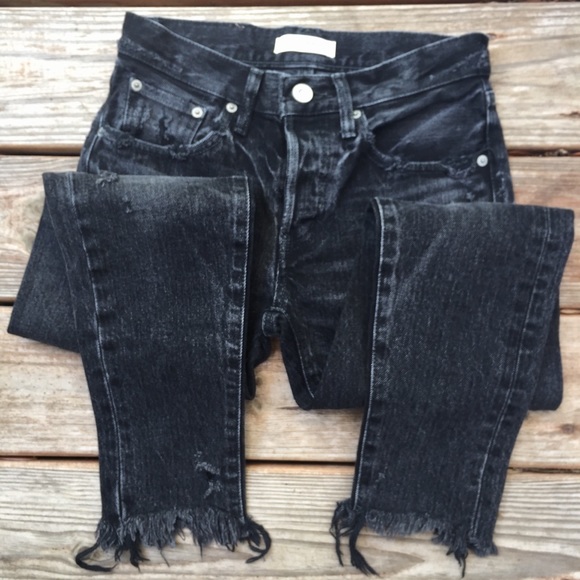 Moussy Vintage distressed skinny Black jeans - Picture 6 of 6